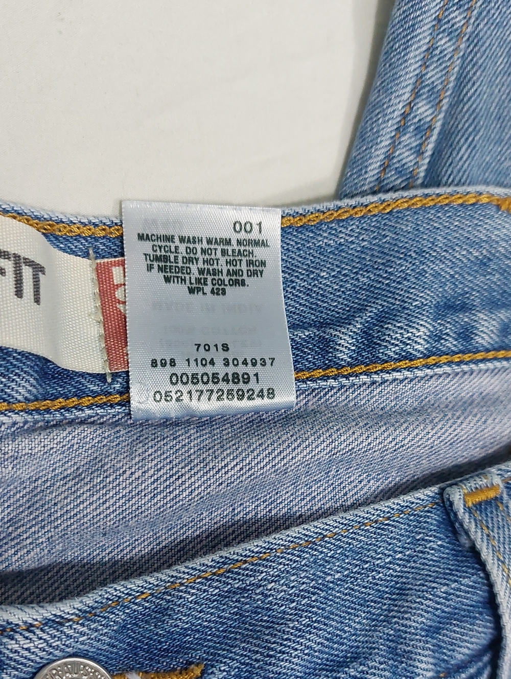 Vintage 1980's Levis 505 Jeans Mens W40 L30 Straight Leg Denim - Picture 2 of 5